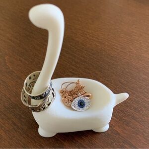 3D Printed Ringosaurus Ring Holder x2